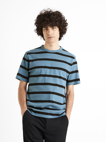 Celio Plava prugasta majica Celio Beboxar
