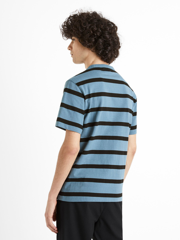 Celio Plava prugasta majica Celio Beboxar