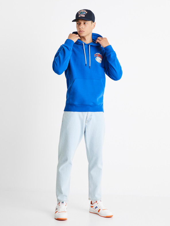 Celio Plava muška majica sa sveučilištem Celio Florida