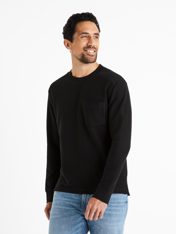 Celio Celio Ceframe crna muška majica