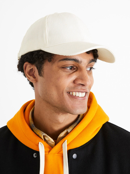 Celio Bijela unisex kapa od samta Celio Cicapcord