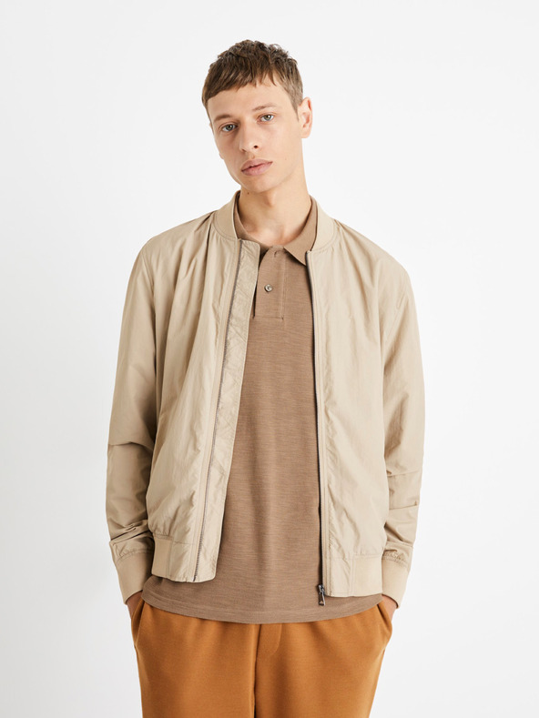 Celio Bež muška bomber jakna Celio Cubluz