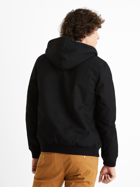 Celio Crna muška Celio Cuhoodie jakna