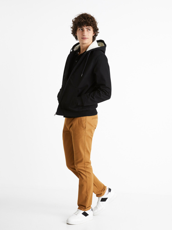 Celio Crna muška Celio Cuhoodie jakna