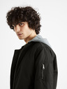 Celio Crna muška bomber jakna s kapuljačom marke Celio Cujameshoo