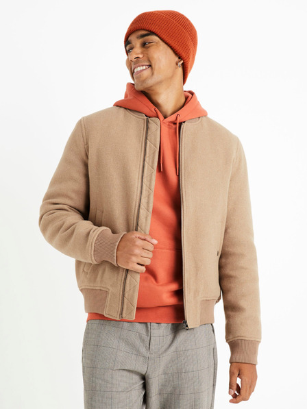 Celio Bež muška bomber jakna Celio Cubeauty