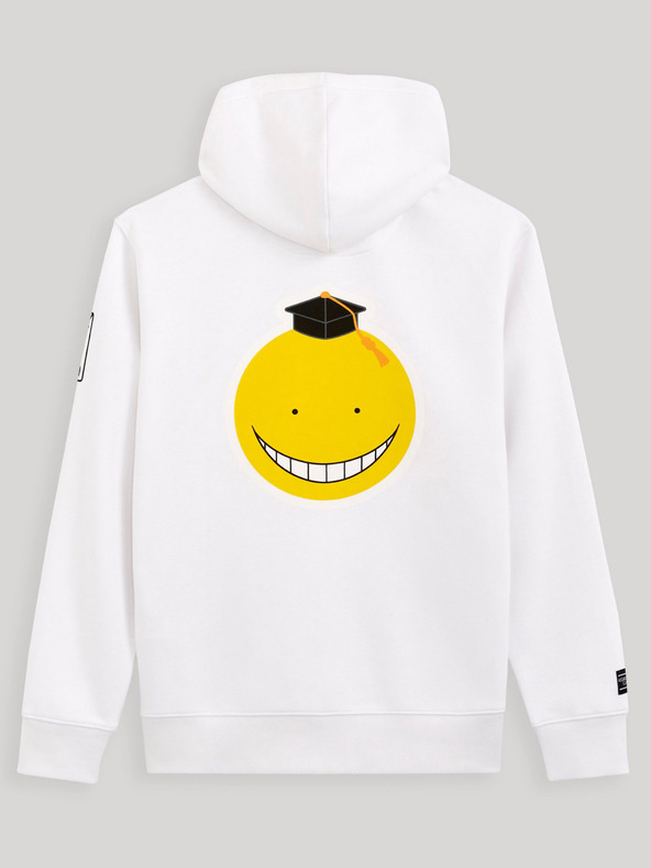 Celio Muška bijela majica s kapuljačom Celio Assassination Classroom