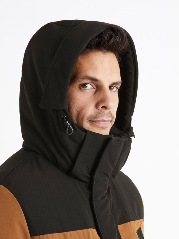 Celio Celio Cubicol smeđa parka jakna