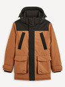 Celio Celio Cubicol smeđa parka jakna