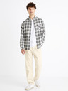Celio Celio Canewto crna karirana flanelska košulja