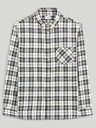 Celio Celio Canewto crna karirana flanelska košulja