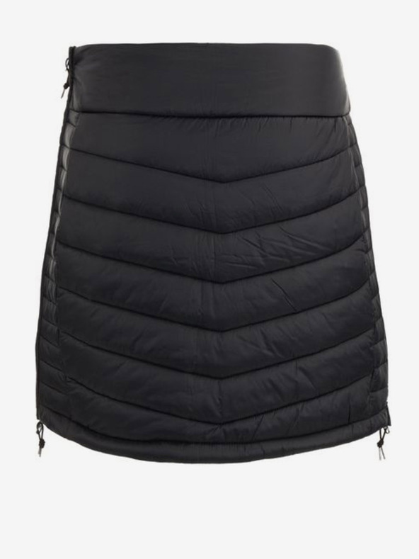 ALPINE PRO Crna ženska prošivena zimska suknja ALPINE PRO OZARA