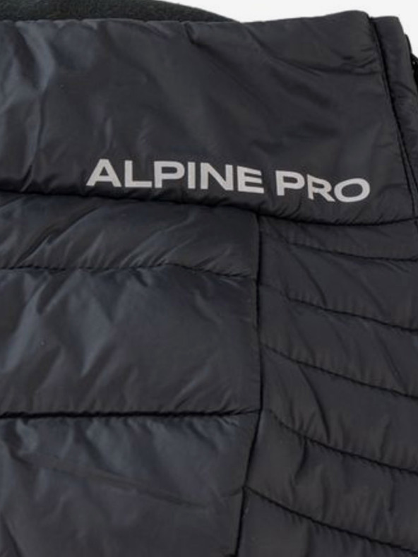 ALPINE PRO Crna ženska prošivena zimska suknja ALPINE PRO OZARA