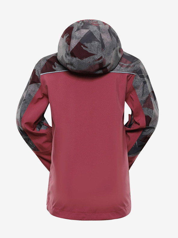 ALPINE PRO Sivo-roza dječja jakna ALPINE PRO GIBBO