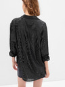 GAP Košulja s metalnom niti oversize GAP