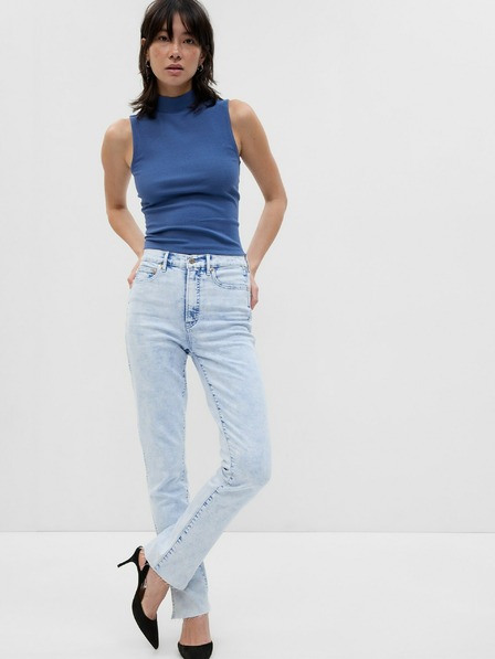 GAP Džins High Rise Slim Vintage Split-Hem GAP