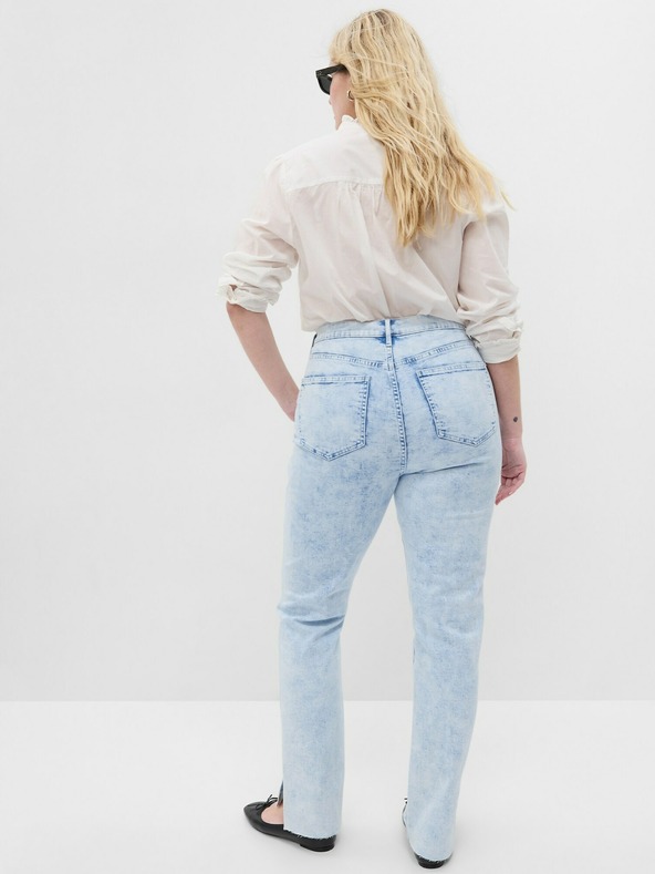 GAP Džins High Rise Slim Vintage Split-Hem GAP