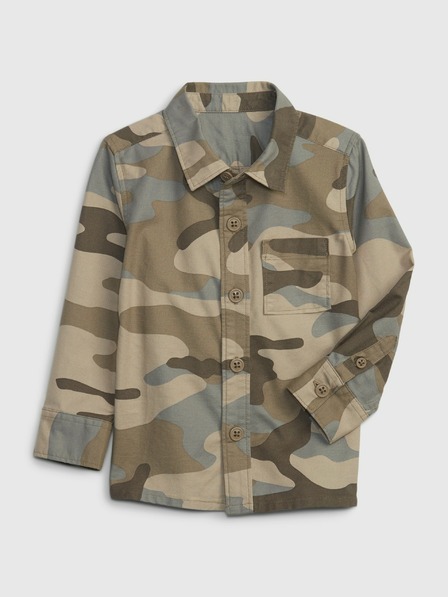 GAP Baby košulja s army uzorkom GAP