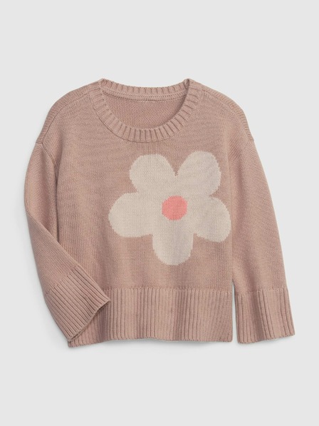 GAP Baby pulover s cvjetom GAP