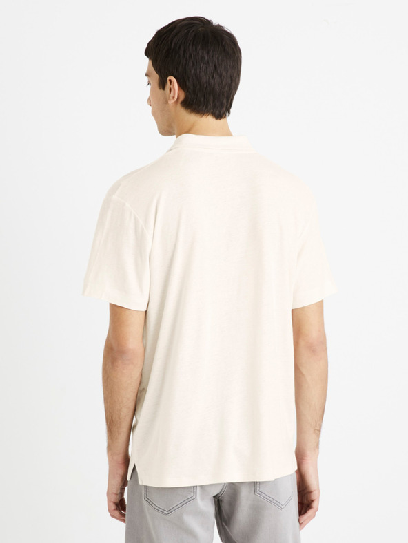 Celio Celio Deolive krem ​​muška polo majica