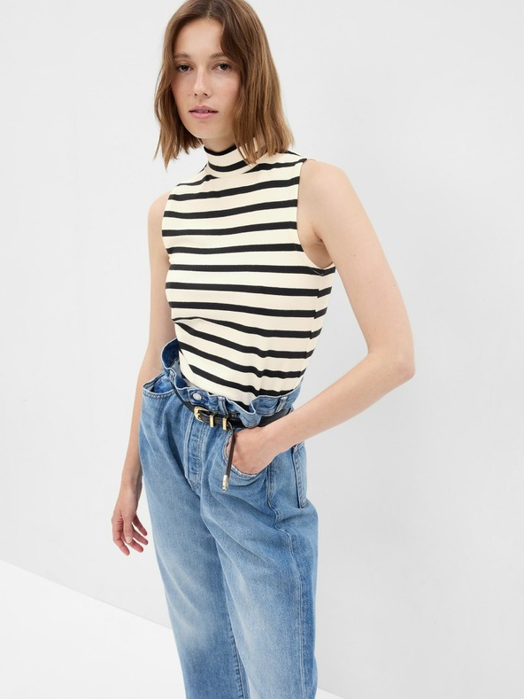GAP Crop top majica bez rukava GAP