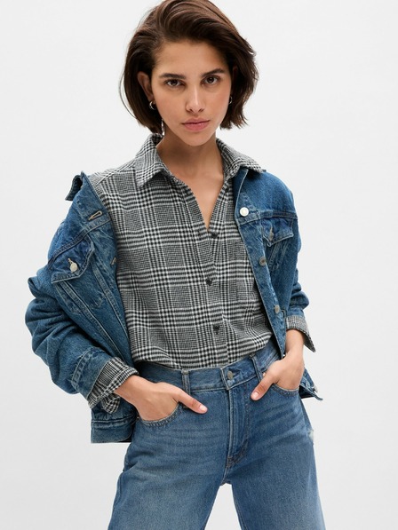GAP Oversize flanelna košulja GAP
