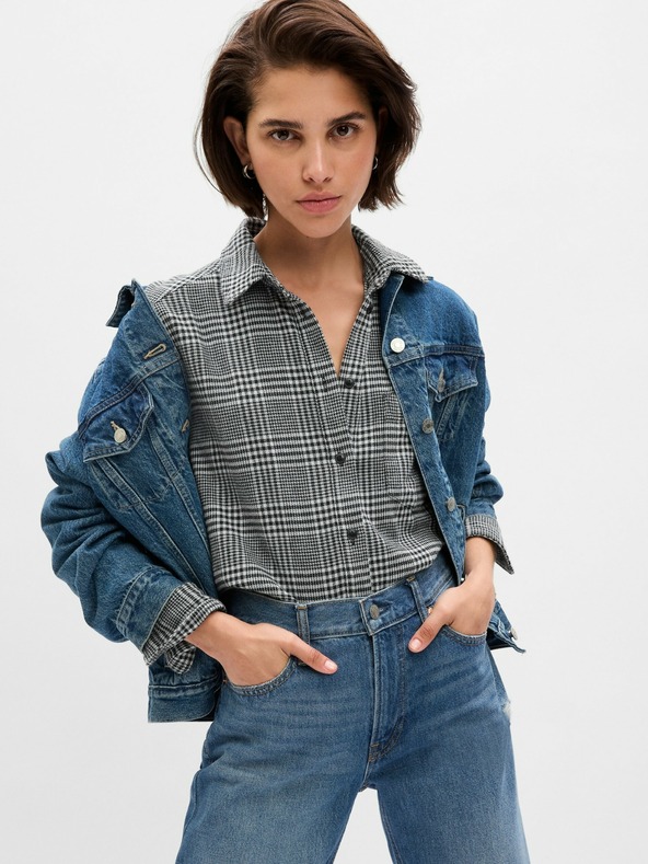 GAP Oversize flanelna košulja GAP