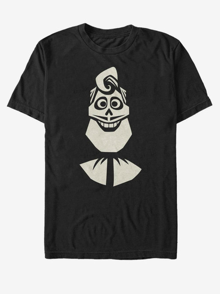 ZOOT.Fan Crna unisex majica s ZOOT.Fan Ernesto Face Pixar printom