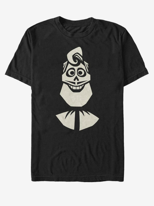 ZOOT.Fan Crna unisex majica s ZOOT.Fan Ernesto Face Pixar printom