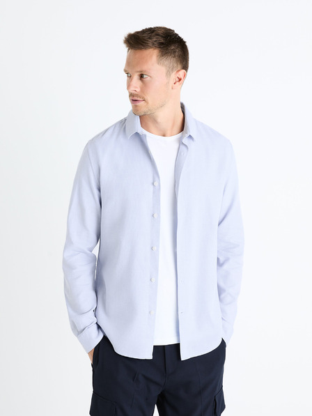 Celio Svijetloplava muška košulja Celio Fabeille2