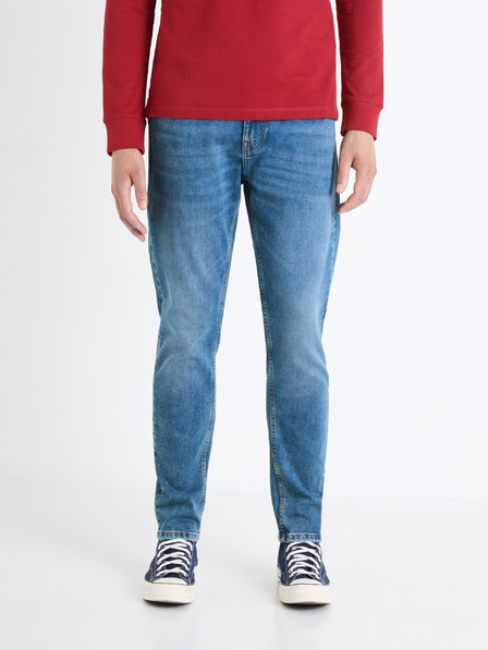 Celio Svijetlo plave muške uske traperice Celio Foactive