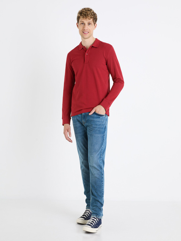 Celio Svijetlo plave muške uske traperice Celio Foactive