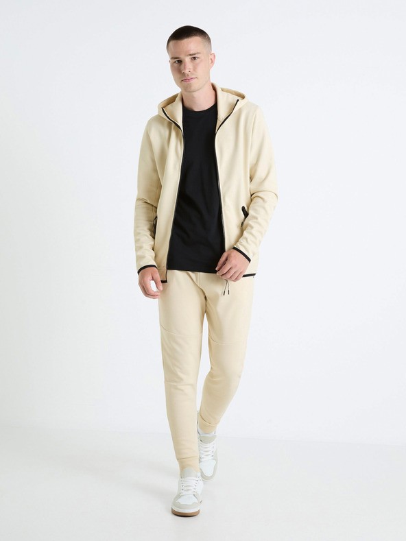 Celio Celio Fenewyoke krem ​​muška majica s kapuljačom