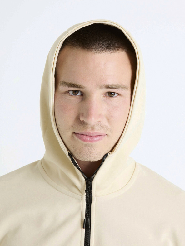 Celio Celio Fenewyoke krem ​​muška majica s kapuljačom