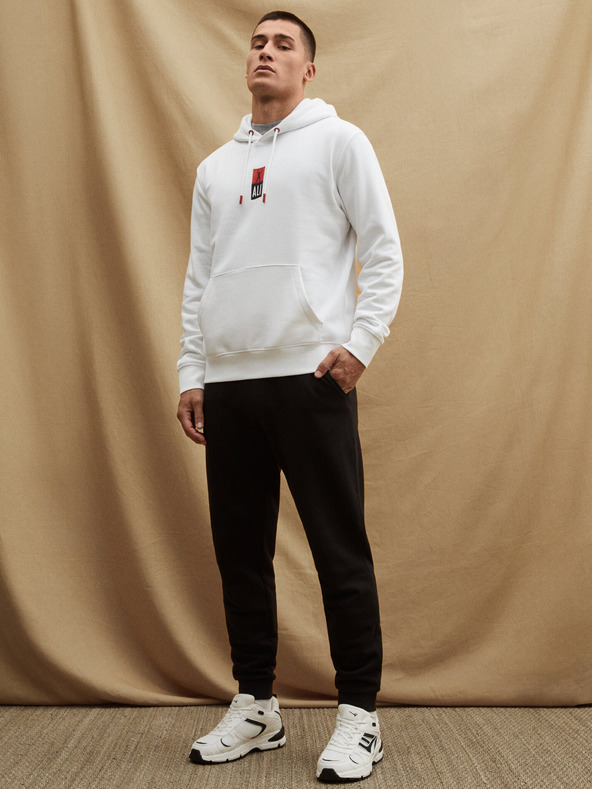 Celio Bijela muška majica s kapuljačom Celio Muhammad Ali