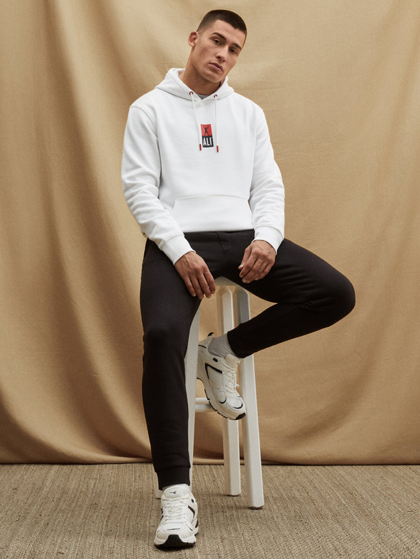 Celio Bijela muška majica s kapuljačom Celio Muhammad Ali