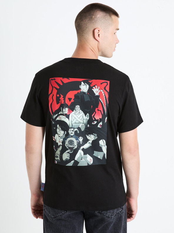 Celio Celio Fullmetal Alchemist crna muška majica