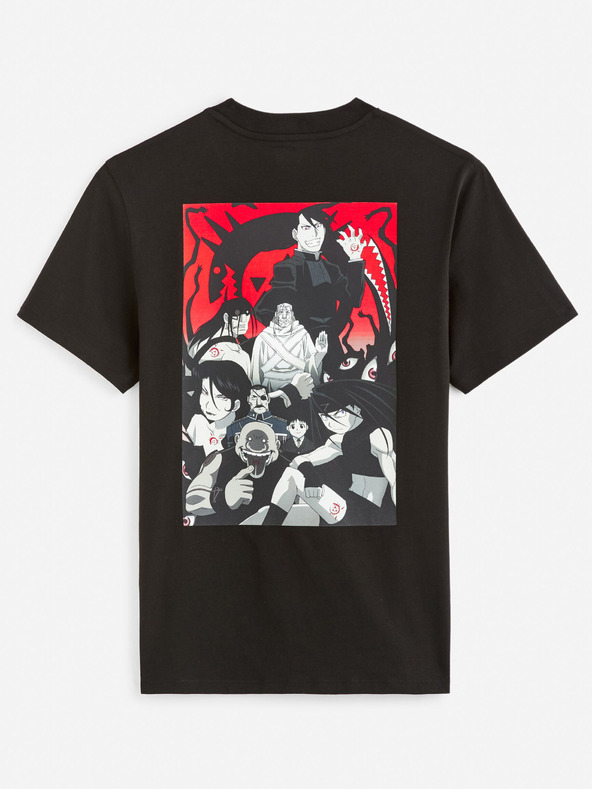 Celio Celio Fullmetal Alchemist crna muška majica