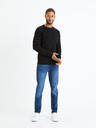Celio Crni muški basic džemper Celio Femoon