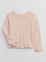 GAP Baby džemper s volanima CashSoft GAP
