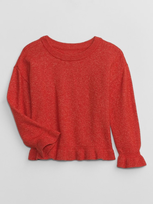 GAP Baby džemper s volanima CashSoft GAP