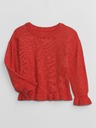 GAP Baby džemper s volanima CashSoft GAP