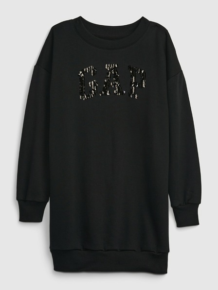 GAP Dječja sweatshirt haljina s logom GAP