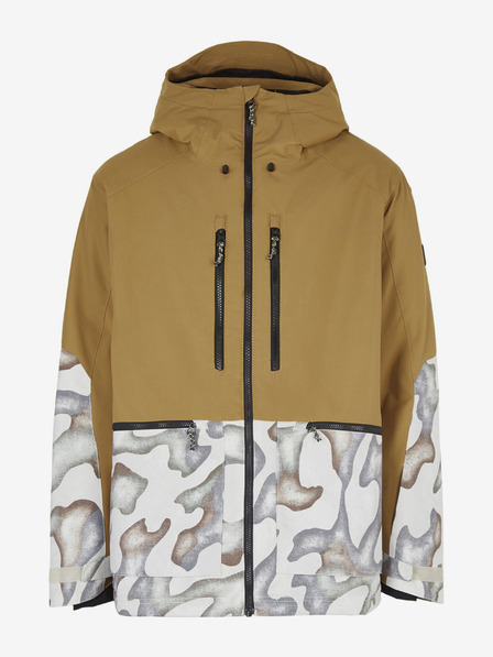 O'Neill O'Neill Texture Cream Mustard muška skijaška/snowboard jakna