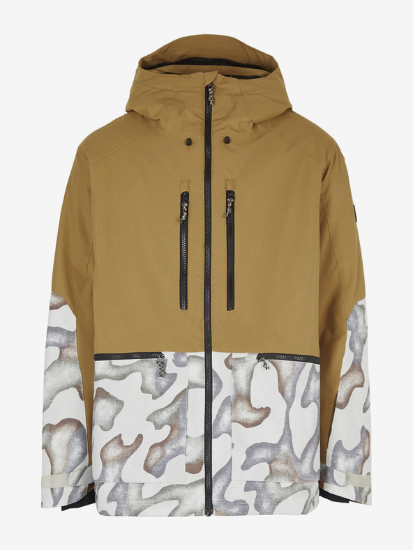 O'Neill O'Neill Texture Cream Mustard muška skijaška/snowboard jakna