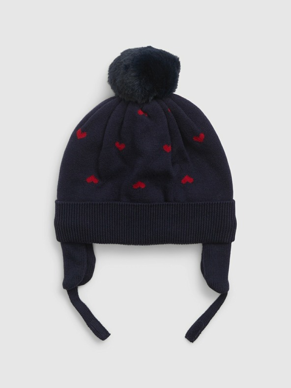 GAP Bebe kapa s pompomom GAP