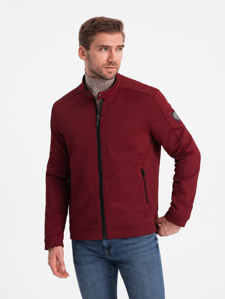 Ombre Clothing Wine Ombre odjeća BIKER Muška lagana jakna