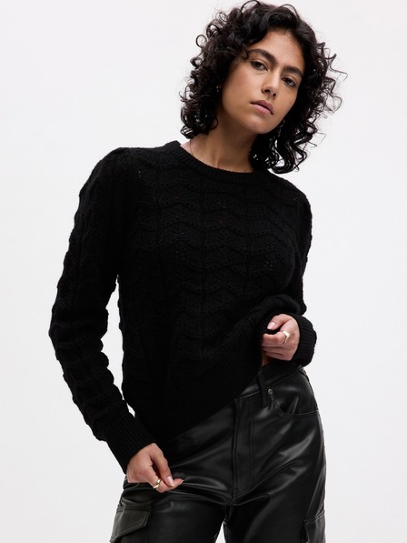 GAP Pleteni pulover s примјесом vune GAP