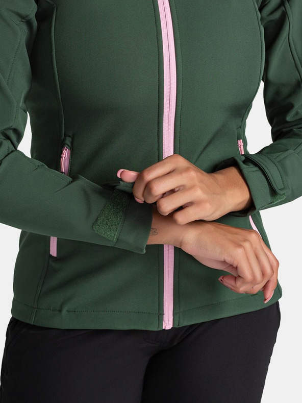 Kilpi Kilpi Rawia ženska tamno zelena softshell jakna