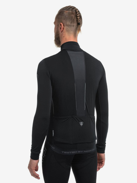 Kilpi Kilpi CAMPOS-M muška biciklistička majica dugih rukava u crnoj boji